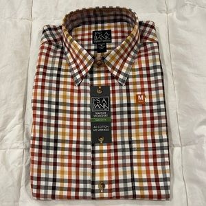 Men’s Jos. A. Bank traveler sport shirt, size M, NWT